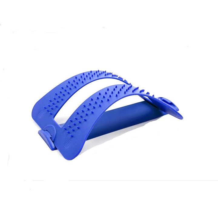 Dispozitiv Back Relax reglabil pentru indreptarea coloanei, ALBASTRU (cod T55-2)
