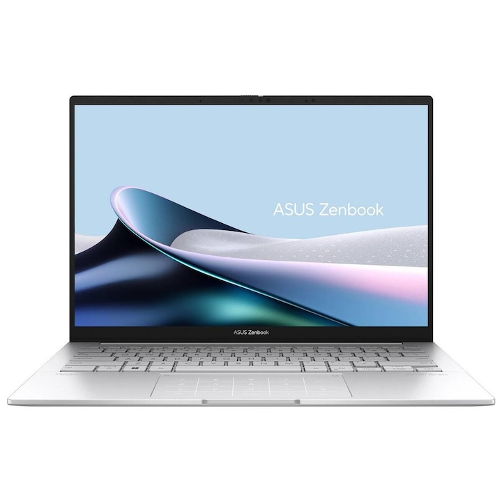 Laptop ASUS ZenBook 14 UX3405CA OLED 14 inch Intel Core Ultra 5 225H 16GB 512GB SSD Windows 11 Pro Silver