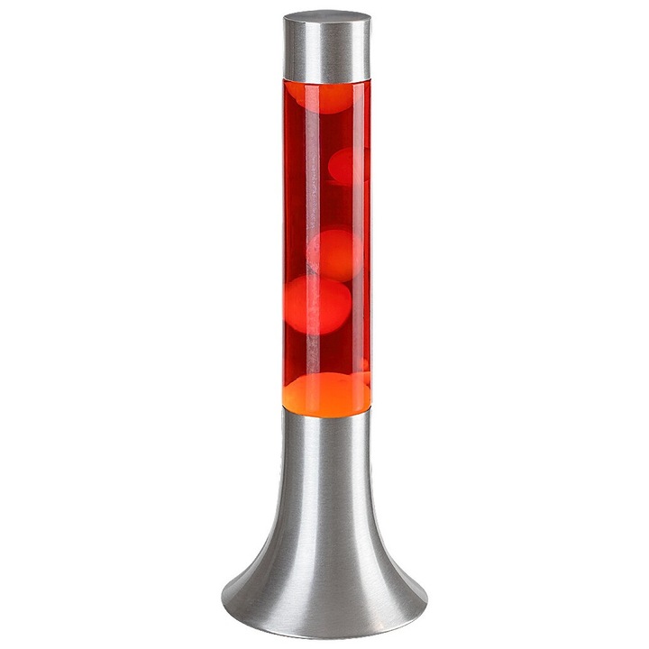 Лава лампа Popilol със сребрист дизайн LED 25W 34Lm височина 37.5cm IP20 Rabalux 76025