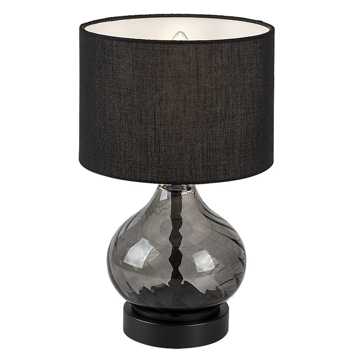 Lampa de design Rabalux Pirelo sticla fumurie E14 1x25W inaltime 33cm IP20