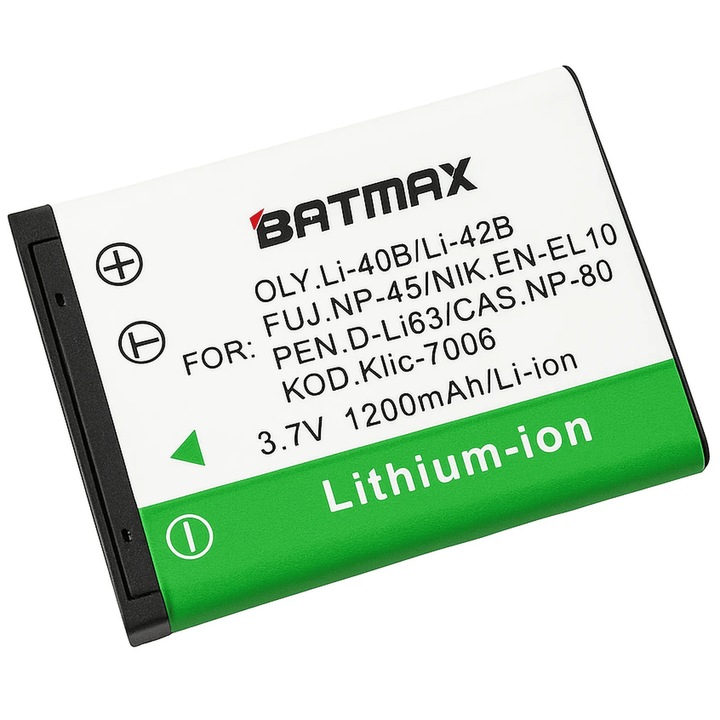 Acumulator/Baterie pentru Olympus LI-42B 1200 mAh complet decodificat