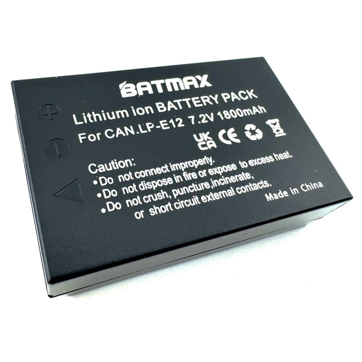 Canon LP-E12 батерия 1800 mAh напълно декодиран
