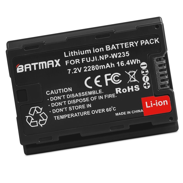 Acumulator/Baterie pentru Fujifilm NP-W235 2280 mAh complet decodificat