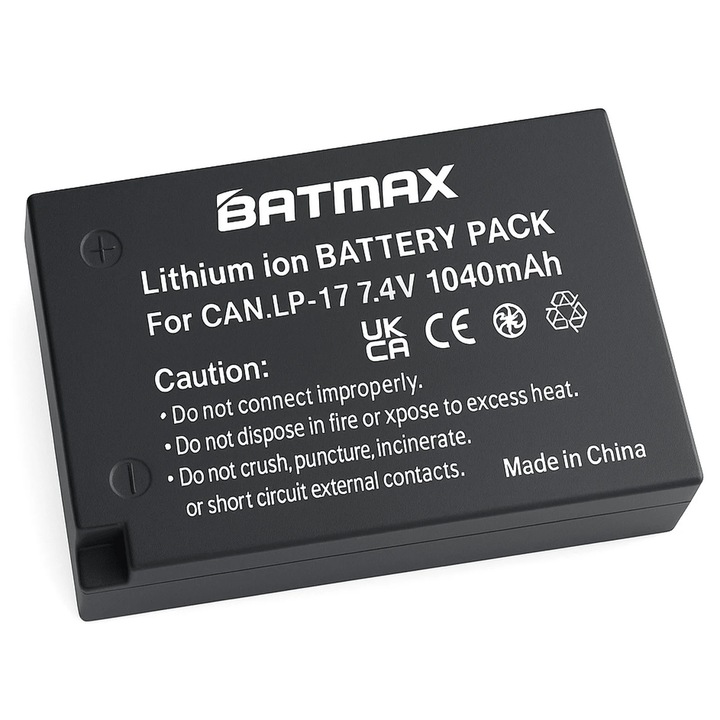 Acumulator/Baterie pentru Canon LP-E17 1040 mAh complet decodificat