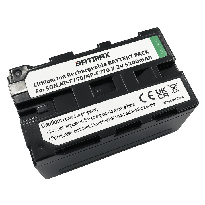Sony NP-F750 PRO батерия cu indicator 5200 mAh напълно декодиран