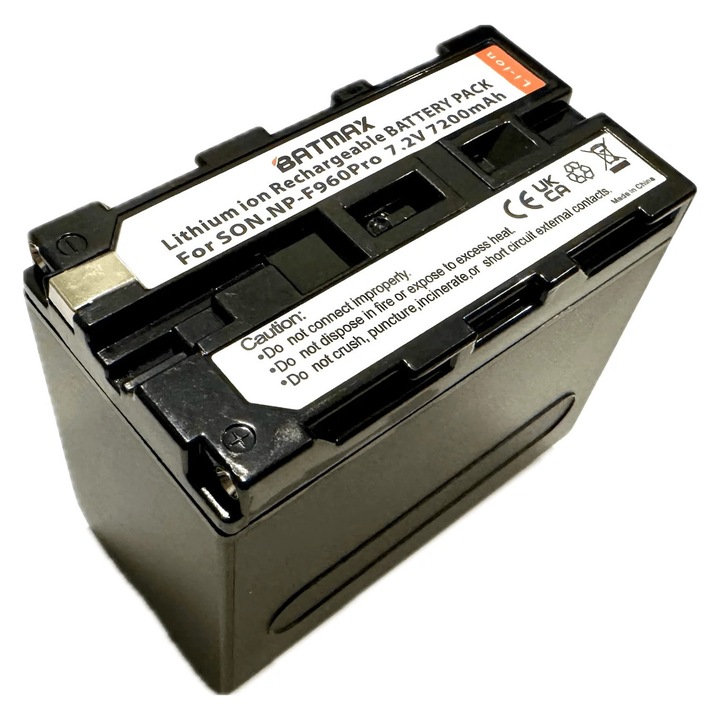Acumulator/Baterie pentru Sony NP-F970 PRO cu indicator 7200 mAh complet decodificat