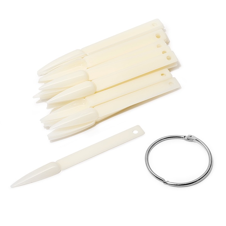 Tipsuri ascutite Cupio set 50 naturale