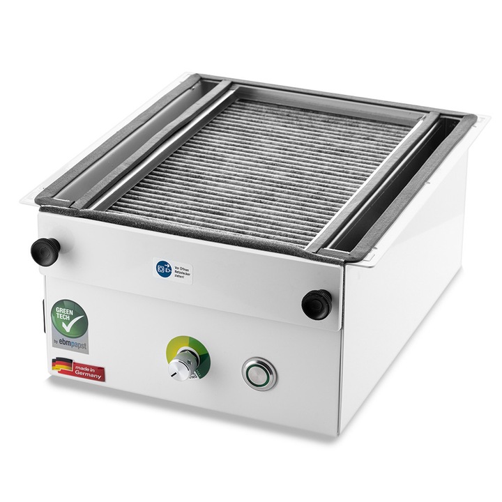 Aspirator de praf Taifun Mini, alb, 30x25x12cm, filtrare eficienta, tehnologie GreenTech EC