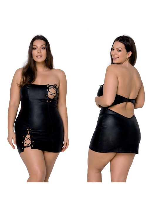 Rochie Sexy Pentru Femei, Passion, Celin Chemise, Negru, Poliester, 1 X De Noapte, Cadou Intim Pentru Doamna, Negru