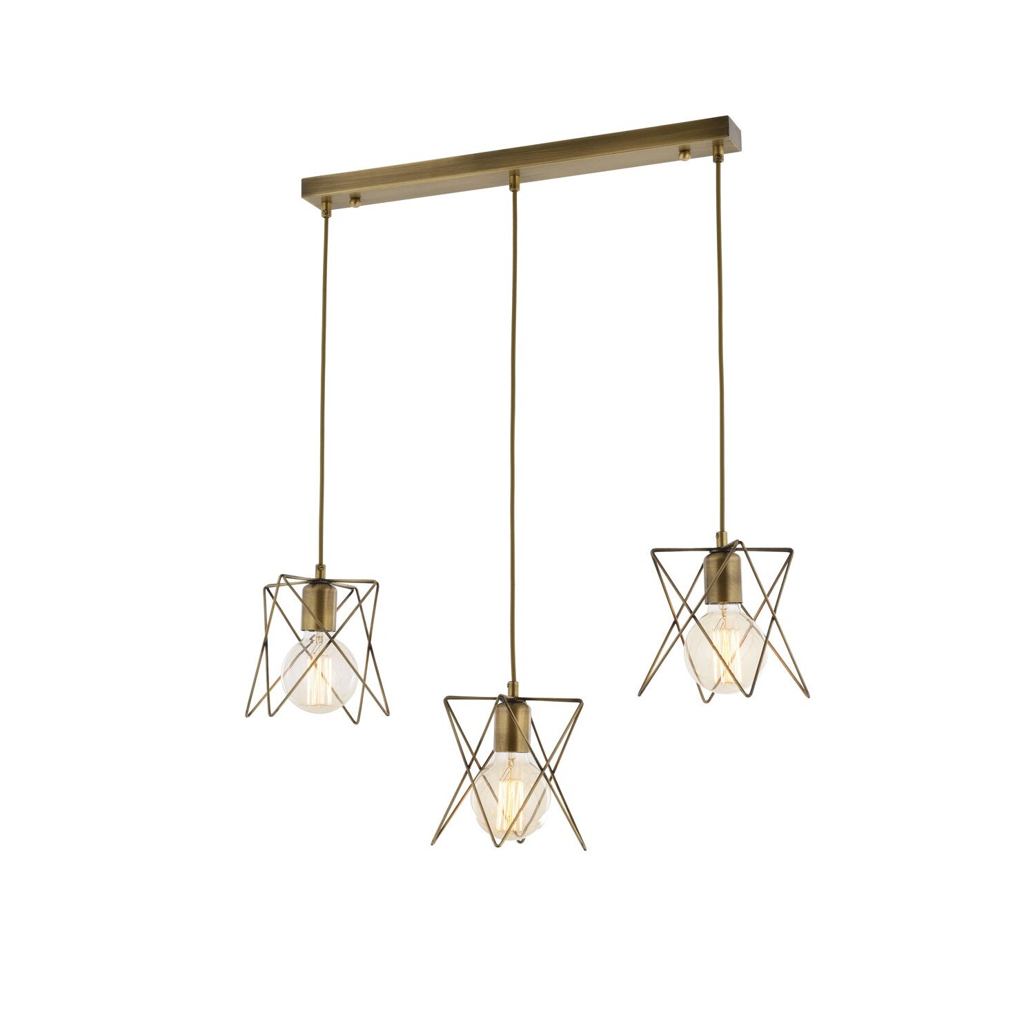 Lustra Avonni 3 brate , finisaj Antique 3xE27 max60W