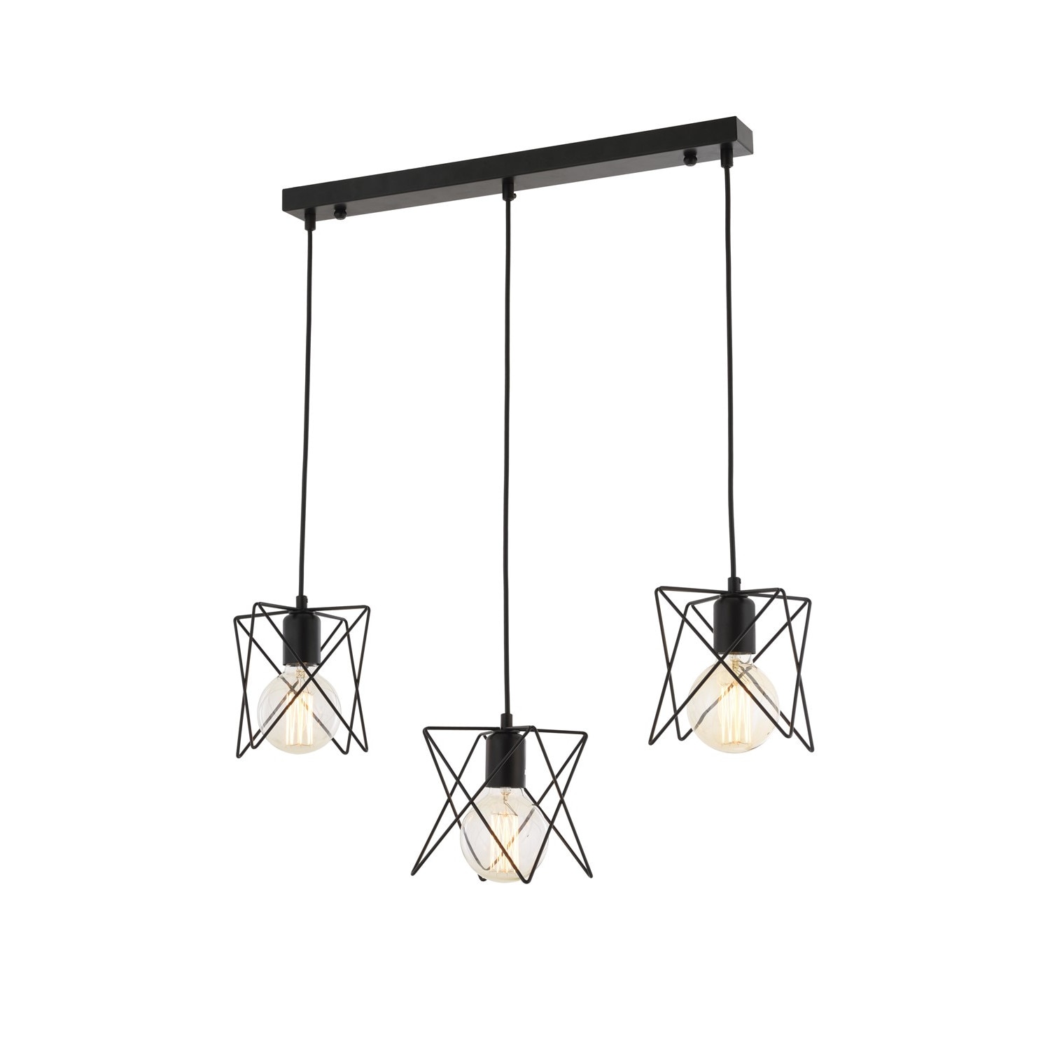 Lustra Avonni 3 brate , finisaj Negru 3xE27 max60W