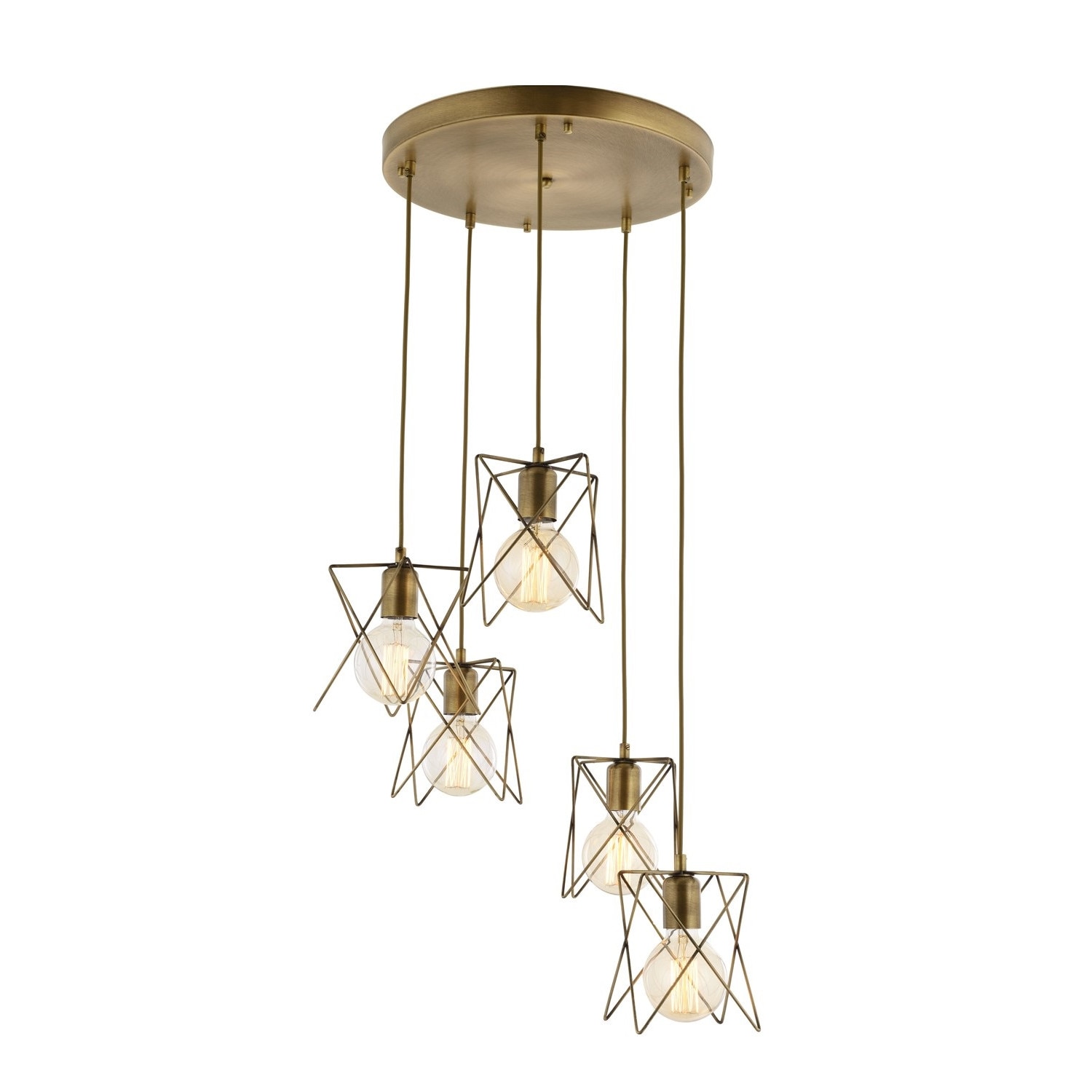 Lustra Avonni 5 brate , finisaj Antique 5xE27 max60W