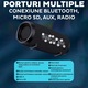 DaDen KSC-615 hordozható hangszóró, Bluetooth 5.0, LED fények, 4 órás akkumulátor-üzemidő, FM rádió funkció, TWS csatlakozás, MicroSD kártya, 10W, AUX port, kék