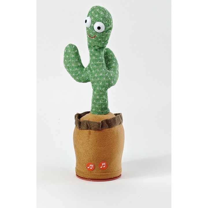 Cactus dansator cu muzica, Maro/Verde, Shein
