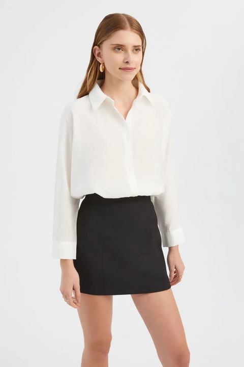 Női klasszikus ing, HiCCUP, pamut, fehér, L INTL