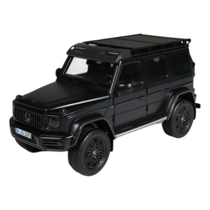 Modellautó Mercedes-Benz G63 AMG (W463) 4x4 2023 Fekete 1:18 NZG