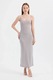 Rochie maxi semi-transparenta