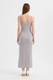 Rochie maxi semi-transparenta