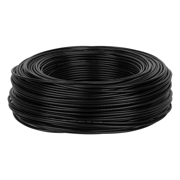 Cabluri coaxiale KAB0026A, 200m, 0,75mm, negru, set 4 bucati