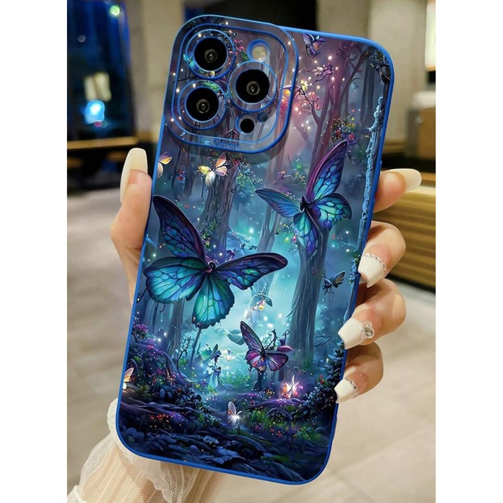 Xiaomi Redmi Note 14 5G készülékkel kompatibilis TPU tok, Butterfly2 Design