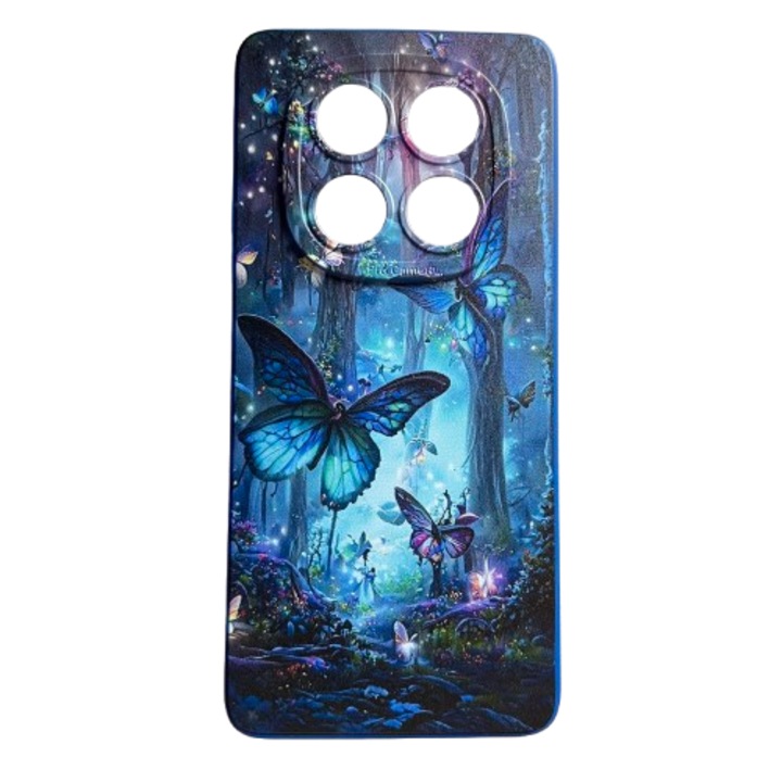 Xiaomi Redmi Note 14 Pro Plus 5G készülékkel kompatibilis TPU tok, Butterfly2 Design