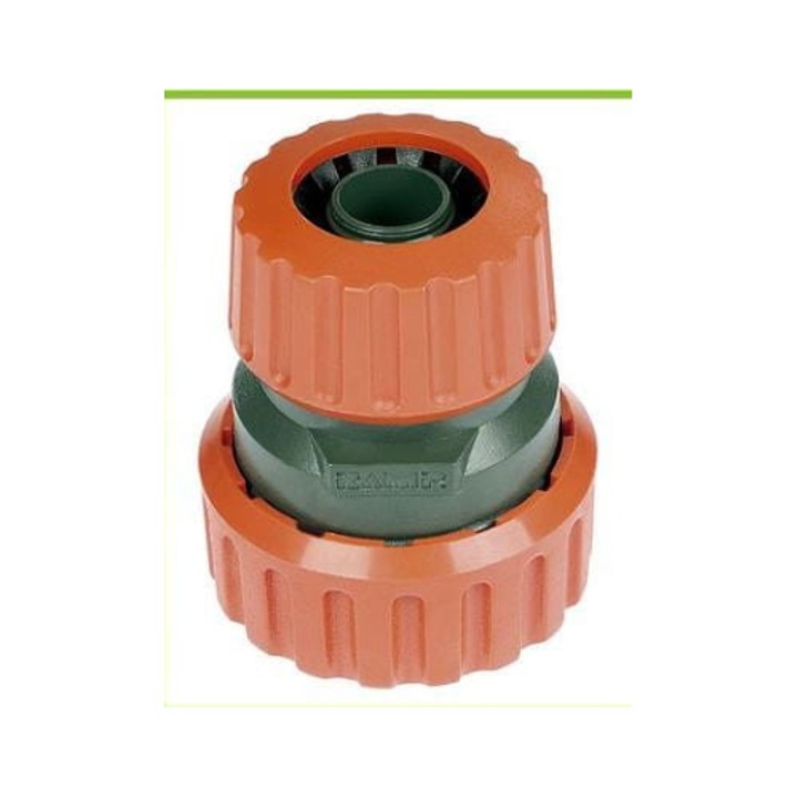 Rámpatömlő-csatlakozó 1/2-3/4", műanyag, 19mm x 12mm/15mm