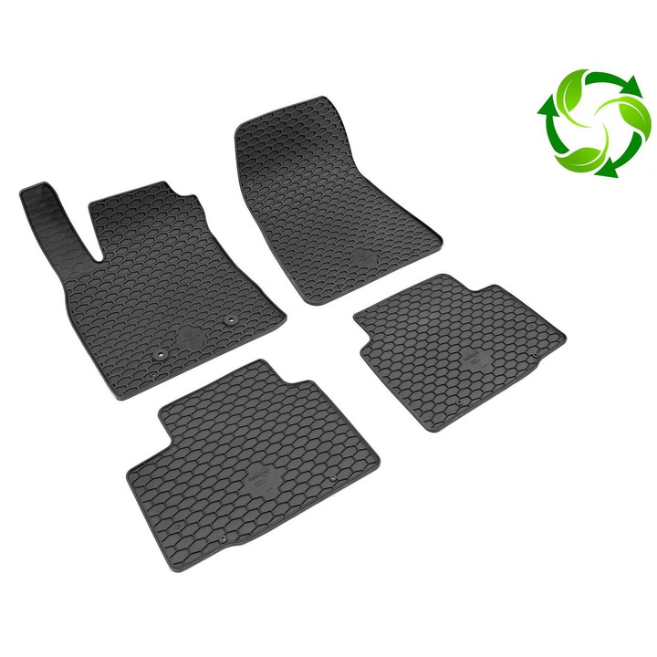 Set 4 covorase cauciuc Dacia Duster 3 2024-prezent, motorizare 1.0 GPL sau 1.6 Hybrid, Gumarny Zubri