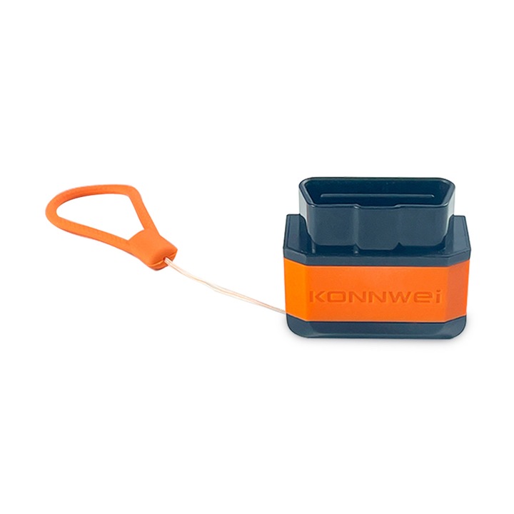 Konnwei KW905 diagnosztikai teszter benzin- és dízelmotorokhoz, hibák olvasása és törlése, iOS és Android alkalmazás