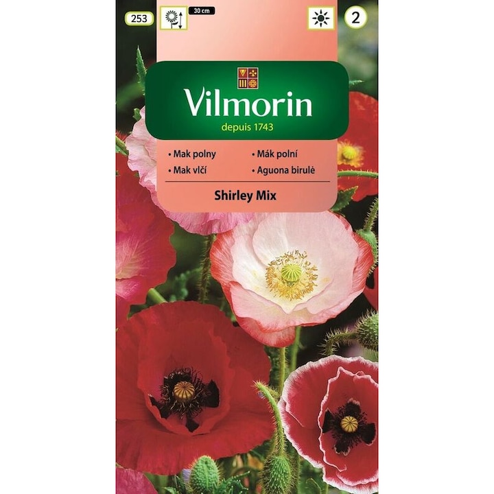 Мак пастелни цветове Vilmorin