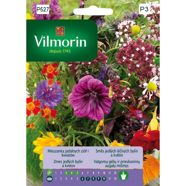 Микс ядливи цветя Vilmorin