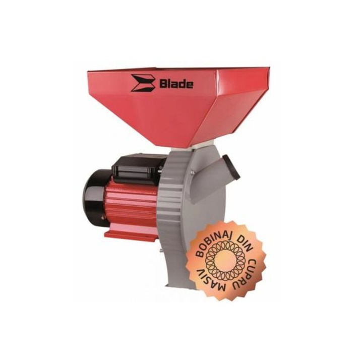 Moara cu ciocanele 2700W, 3000Rpm, 200Kg/ora, Blade Model B, macinat cerale si stiuleti porumb intreg