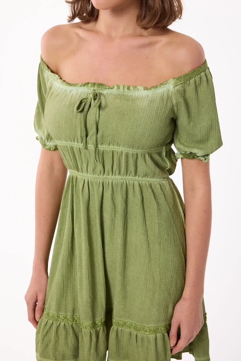 Мини рокля HiCCUP Зелена, Зелен