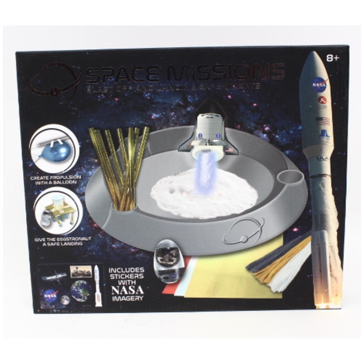 NASA kísérleti készlet, 82-0019, 1 kráter, 10 tisztítószer, többszínű