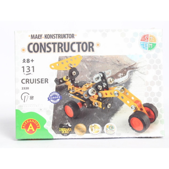 Конструктор Maly Konstruktor Cruiser 131 ел., Alexander, метал и пластмаса, многоцветен