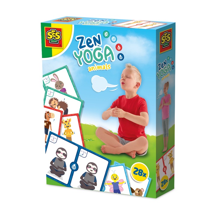 Плюшена играчка SES Zen, животни, многоцветна, комплект