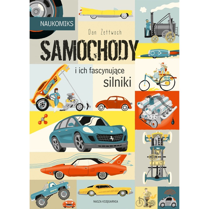 Cartea "Samochody i ich fascynujace silniki", autor necunoscut, 2023