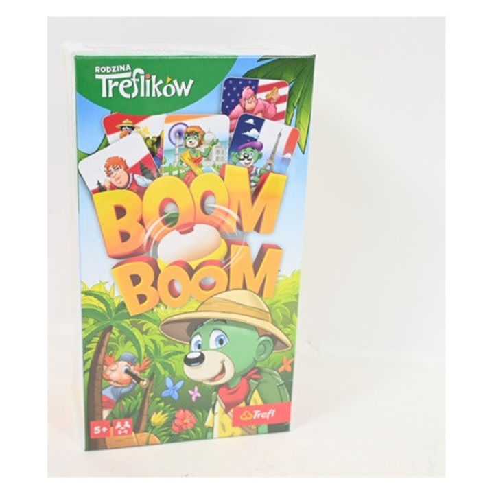 Társasjáték Boom Boom Rodzina Treflikow, 02822, készlet, 4 játékos