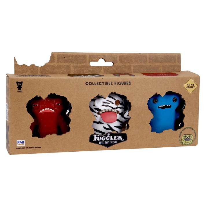 OEM FUGGLER figurák 3 darabos készlet, többszínű