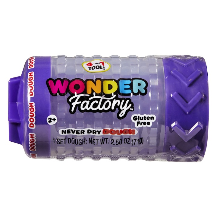 Wonder Factory, NeverDry Dough, лилаво, 4 в 1, 595038