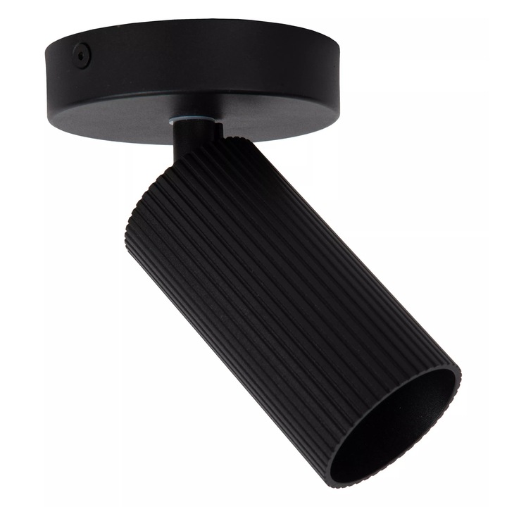 Полилей за таван, Lucide, CLUBS, черен, 1xGU10, 40W, IP20