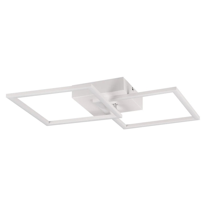 Модерен полилей за таван TRAIL, LED 20W, бял, регулируем, 60x35x7 см