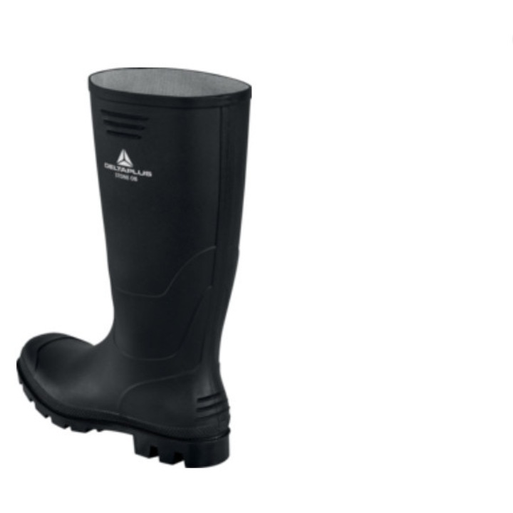 Cizme de lucru uz general confortabile si usoare din PVC, STONE OB FO, culoarea negru 42 NEGRU