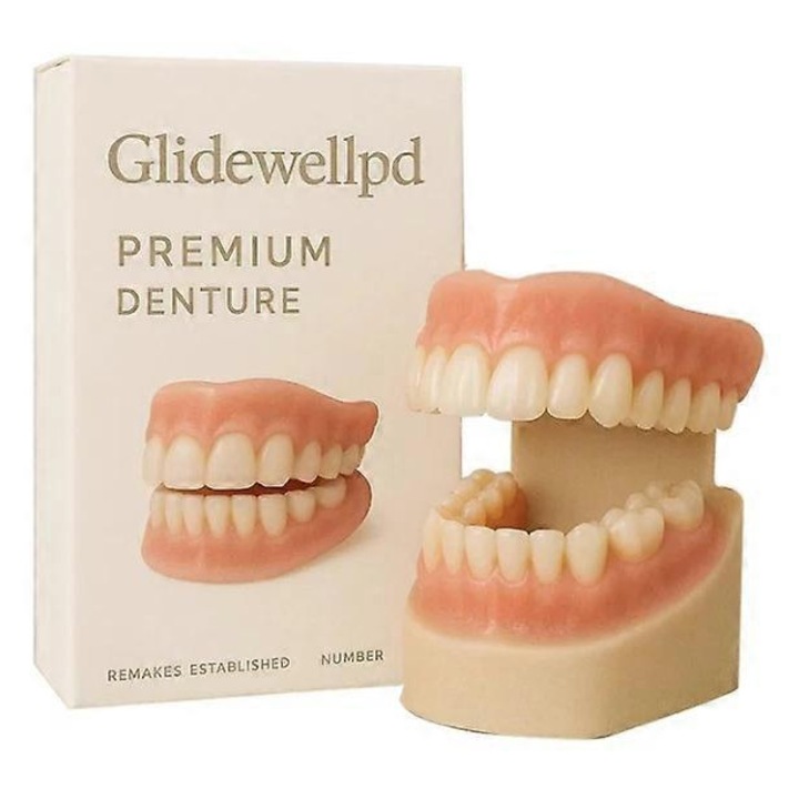 Proteza dentara Glidewellpd, alb, silicon