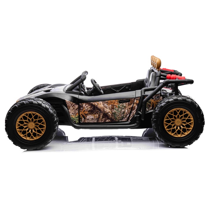 Masinuta Buggy Racing 5, 2x200W, 24V, 3 viteze, LED, negru, 148x109x63cm, set complet