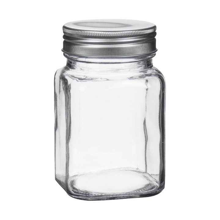 Üveg befőttesüveg csavaros kupakkal 380ml