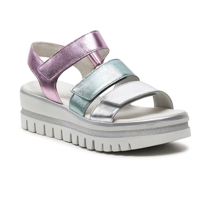 Дамски платформи Gabor, комбинирана кожа, неплъзгащи се, многоцветни, имитация на кожа, 38 EU