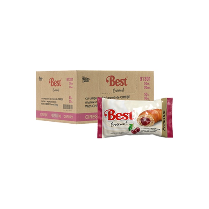 Croissant cseresznyével, Best, 30 X 50gr