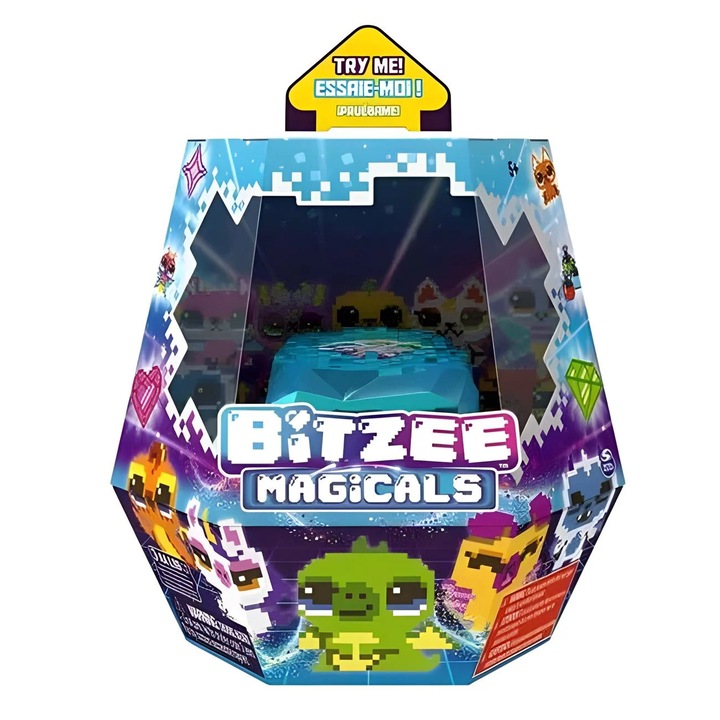 Jucărie interactivă Bitzee Magicals, 20 de modele de colecție, băieți, plastic