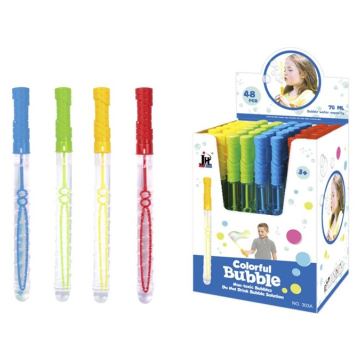 Szappanlufi készlet, 48 lufi, négy szín, 32 cm