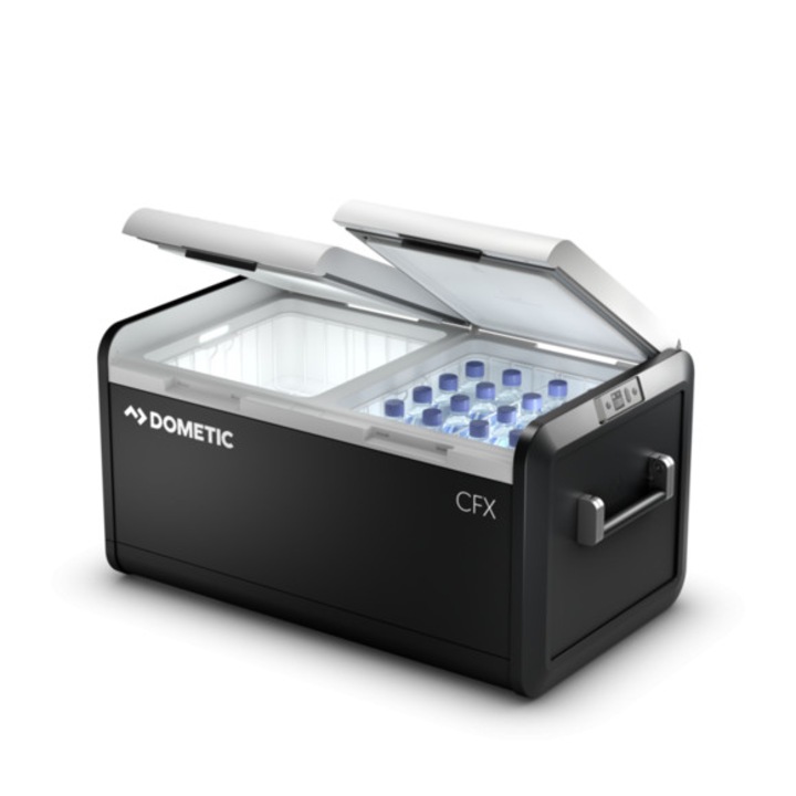 Хладилник за кола с компресор Dometic CoolFreeze CFX3 95 DZ, 82 л, 12/24V, 100-240V AC, 29.8 кг, черен/сив